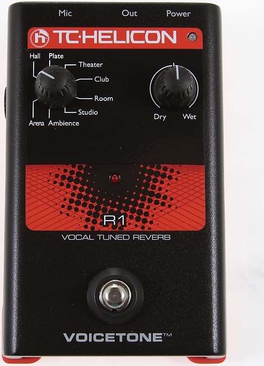TC-Helicon VoiceTone R1 Vocal Reverb Pedal image 1