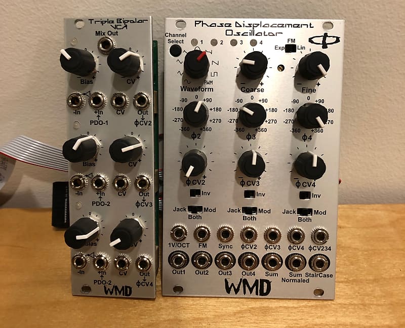 WMD Phase Displacement Oscillator MkII with Triple Bipolar VCA