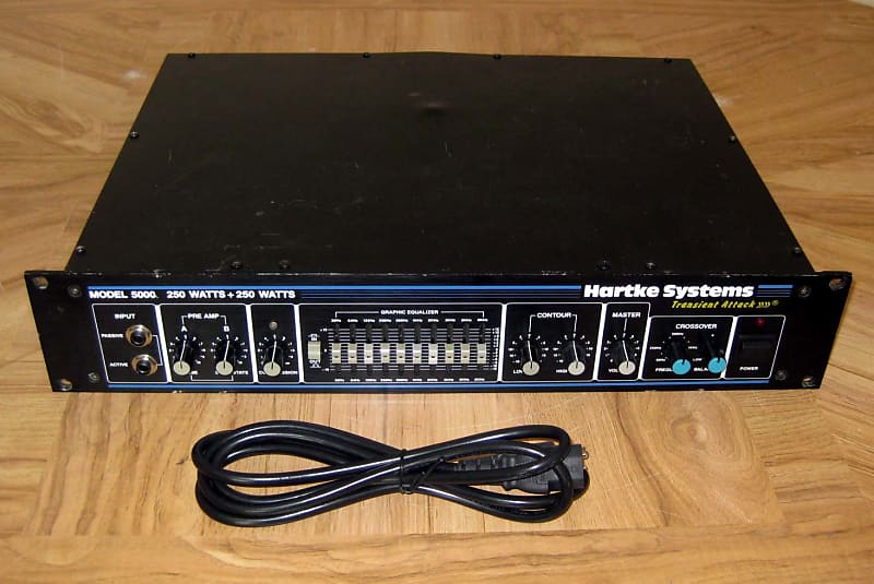 Hartke Systems 5000 Bass Amp Head Dual 250W + 250W HA5000