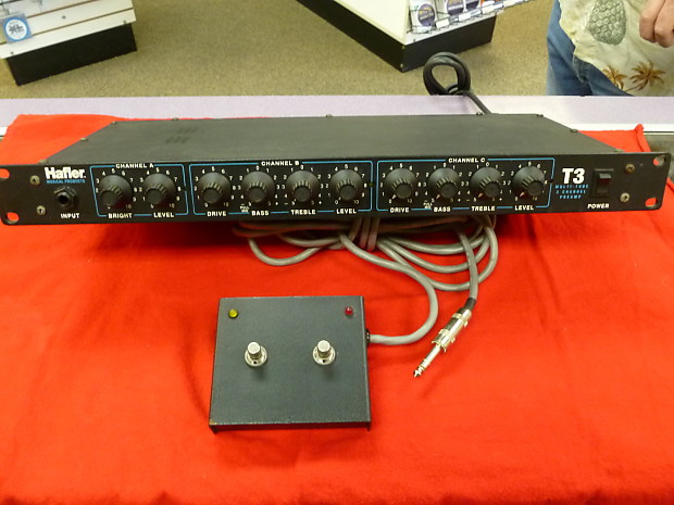 【美品】Digitech hafler T3 プリアンプ 3チャンネル ペダル付 Hafler/DIGITECH MIDI 3CH TUBE PREAMP T3 | PON HALEN OFFICIAL