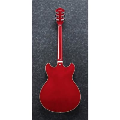 Ibanez Artcore AS73 Electric Guitar, Bound Rosewood Fretboard, Transparent Cherry Red image 2