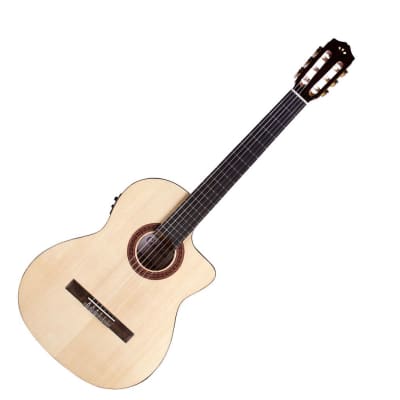 Cordoba C5-CET Limited Nylon String Acoustic-Electric Guitar - Natural image 2