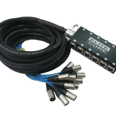 Elite Core 12 Channel 30' ft Pro Audio Cable XLR Mic Stage Snake - PS12030 image 6