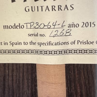 Pavan TP-30-64-L Left-Handed Classical Guitar With Plush Case - 2015 image 10
