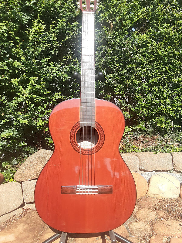 Vintage Homa 50158 Narrow-Neck Classical Acoustic Guitar, Made in Japan image 1