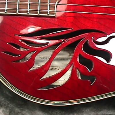 Dillion Acoustic-Electric Beautiful Red Guitar Model  J-135 CEA Ready to Play as-is  23 G image 4