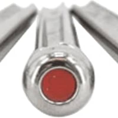 Martin APP0007 - Set de chevilles liquid metal chrome, point rouge image 1