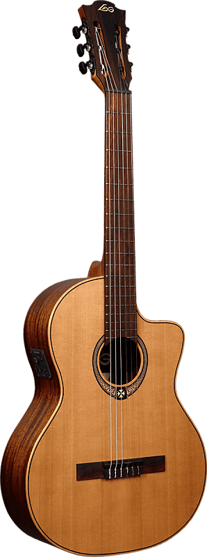 LAG OC170CE Occitania OC170 Classical cutaway electroacoustic, New, Free Shipping image 1