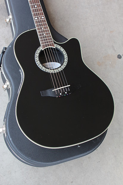 Ovation Model CC057 Celebrity Cutaway Acoustic Guitar Black Finish + OHSC