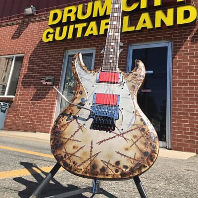 ESP E-II RZK-1 Burnt Left Handed 6-String w/ Form Fit Hard ESP E-II RZK-1 Burnt Left Handed 6-String w/ Form Fit Hard