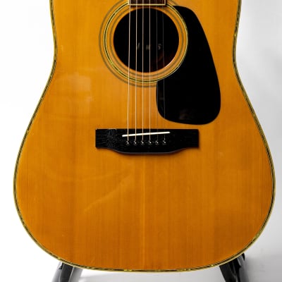 Morris MD-515 Dreadnought Acoustic Guitar with Case - Natural - Vintage image 3