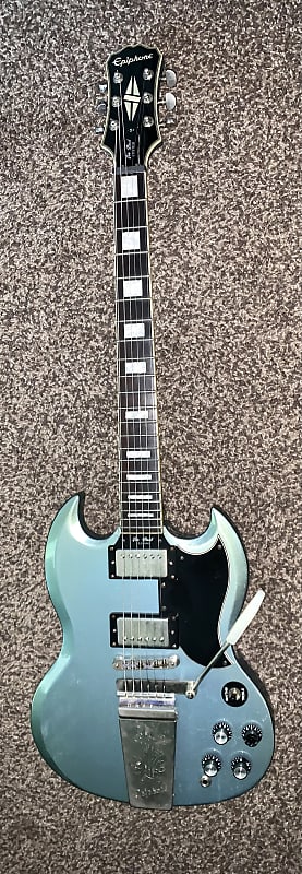 Epiphone les paul 61 SG custom electric guitar ohsc Pelham blue 