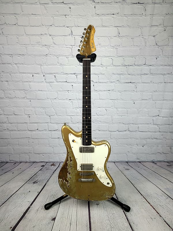 Fano JM6 Oltre Gold Top Rosewood Board USA Electric Guitar | Reverb