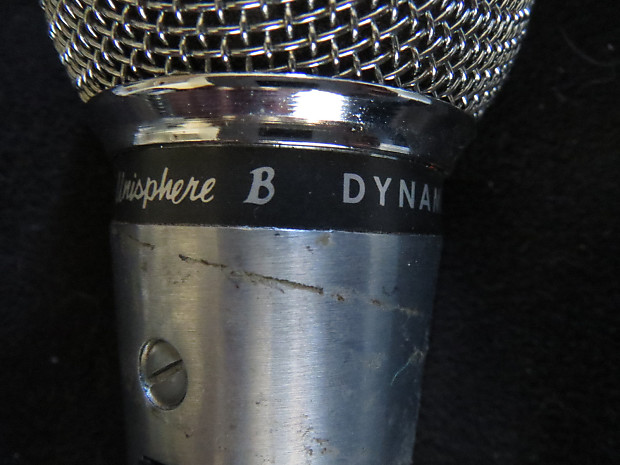 VINTAGE 1960s SHURE 588SB UNISPHERE B CARDIOID DYNAMIC