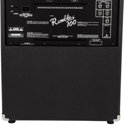 Fender Rumble 100 100-watt 1x12'' Bass Combo Amplifier image 2