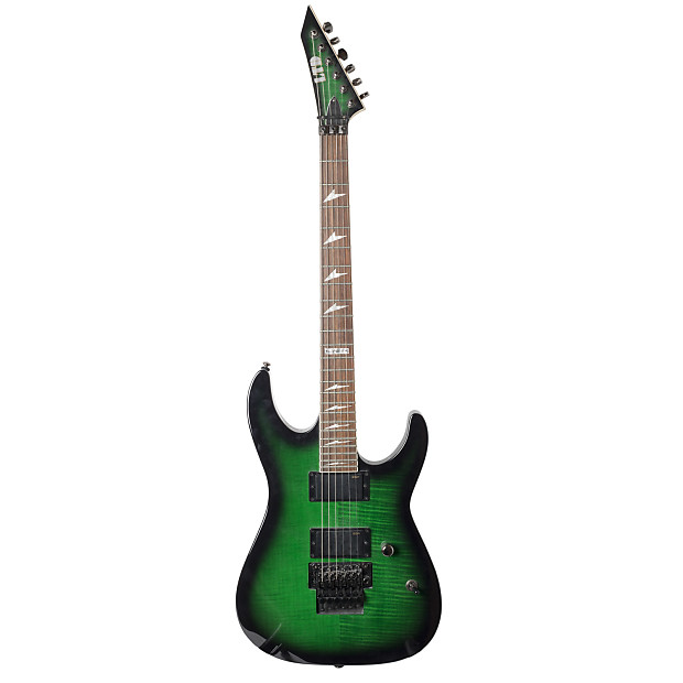 ESP LTD M350 Electric Guitar in Trans Green