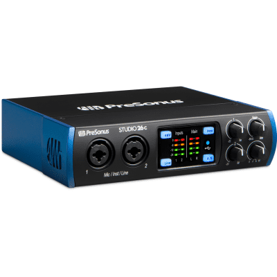 PreSonus Studio 26c Audio Interface (USB-C - 2 x 4 - 192 kHz) image 2