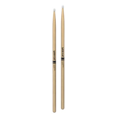 The ProMark Classic Forward 5A Hickory Drumstick, Oval Nylon Tip image 3