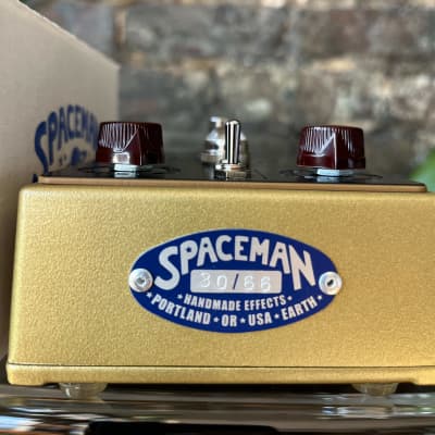 Spaceman Mercury IV Germanium Harmonic Boost  Brass Metallic Edition image 4