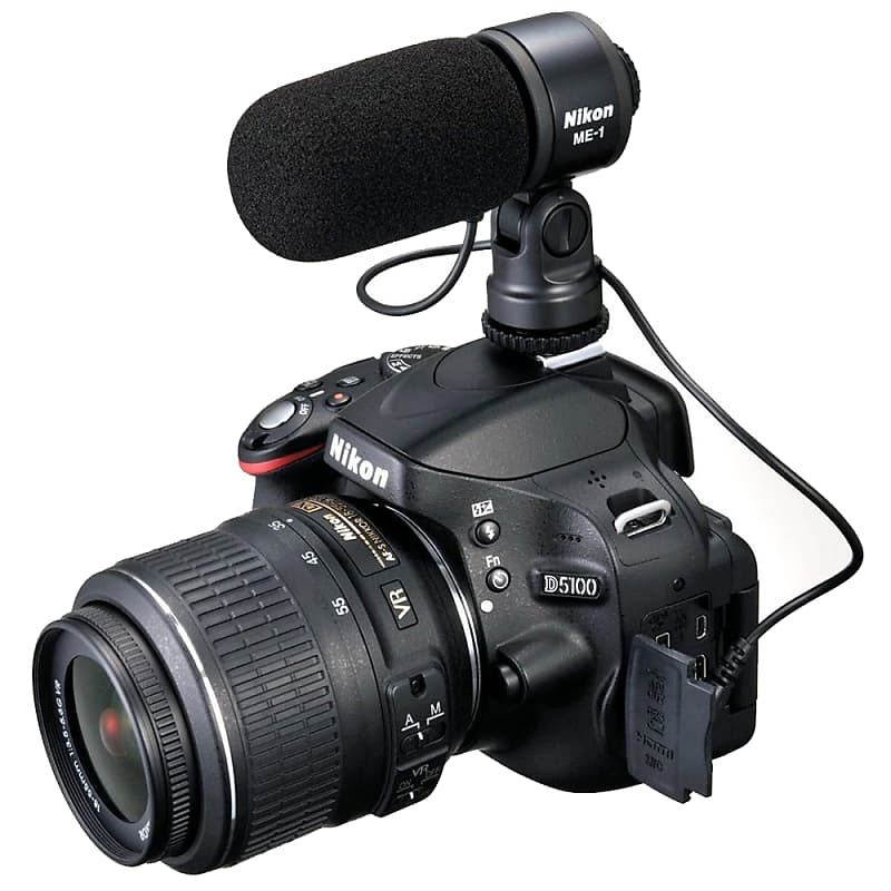 Nikon ME-1 Stereo Microphone (27045) with Nikon Deluxe Camera