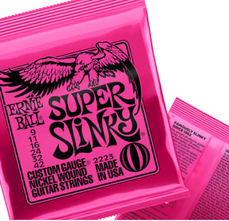 Ernie Balll 2223 Super Slinky Nickel Wound Electric Guitar Strings