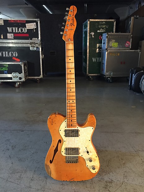 Wilco Loft Shop - Fender '72 Reissue Thinline Telecaster Relic'd by Dax -  owned by Jeff Tweedy image 1