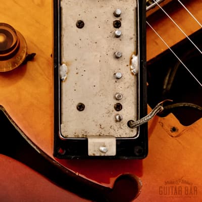 1968 Gibson ES-175 D Vintage Archtop Electric Guitar Sunburst w/ Pat # Pickups, Case image 20