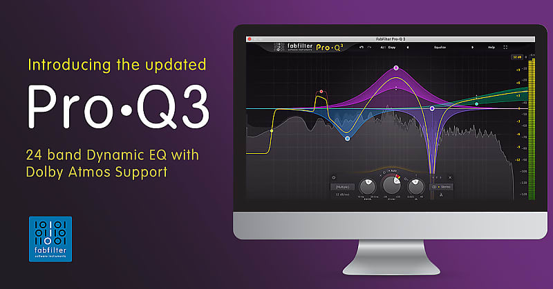 FabFilter Pro-Q 3 EQ and Filter Plug-in  Upgrade from Pro Q1Q2  Audio  Gate International