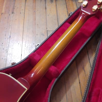 Gibson Les Paul Custom Left-Handed Cherry Sunburst #182322 Norlin-Era w/Gibson Case image 8