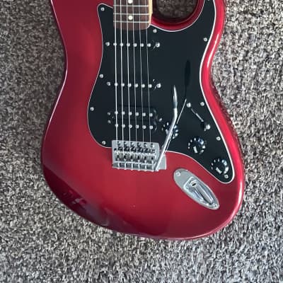 2015 Fender FSR Special Edition Standard Stratocaster HSS with Rosewood Fretboard 2015 Candy Red Burst image 1