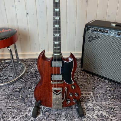 Gibson 60th Anniversary 1961 Les Paul SG Standard Sideways Vibrola 2021 Cherry Red for sale