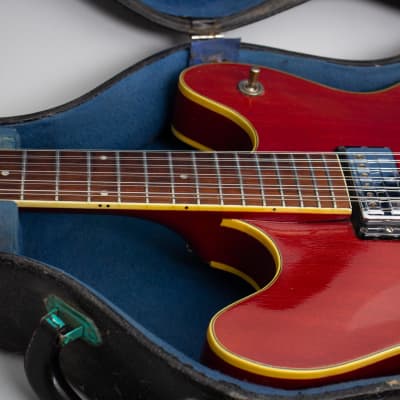 Guild  Starfire XII 12 String Semi-Hollow Body Electric Guitar (1966), ser. #DC-400, original black hard shell case. image 13