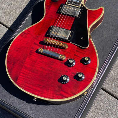 1975 Gibson Les Paul Custom /Wine Redバリ虎 1976 Gibson Les Paul Custom, Wine Red | The Music Emporium