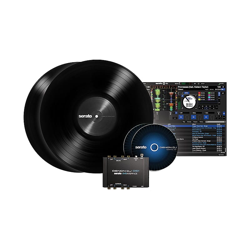 Denon DJ DS1、Control Vinyl&CD Review & Video: Denon DJ DS1 Serato DVS Interface