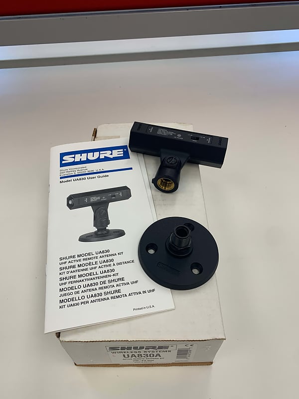 Shure UA830A Active Remote Antenna Kit 782810MHz Reverb