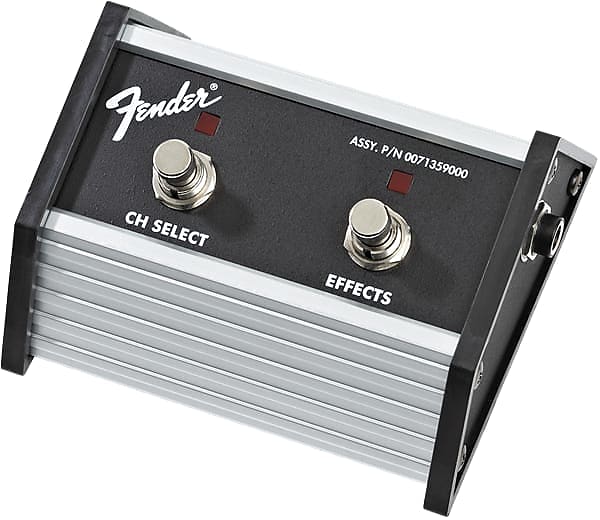 Fender 2-Button Footswitch: Channel Select / Effects On/Off with 1/4" Jack image 1