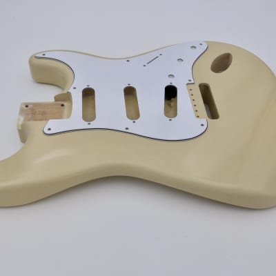 4lbs 4oz BloomDoom Nitro Lacquer Aged Relic Desert Sand S-Style Custom Guitar Body image 5