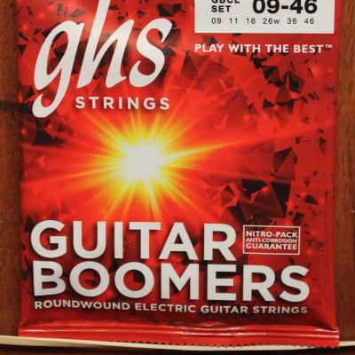 GHS Boomers GBCL 6 String Nickel Plated Steel Electric Guitar Strings - Custom Light 09-46 image 1