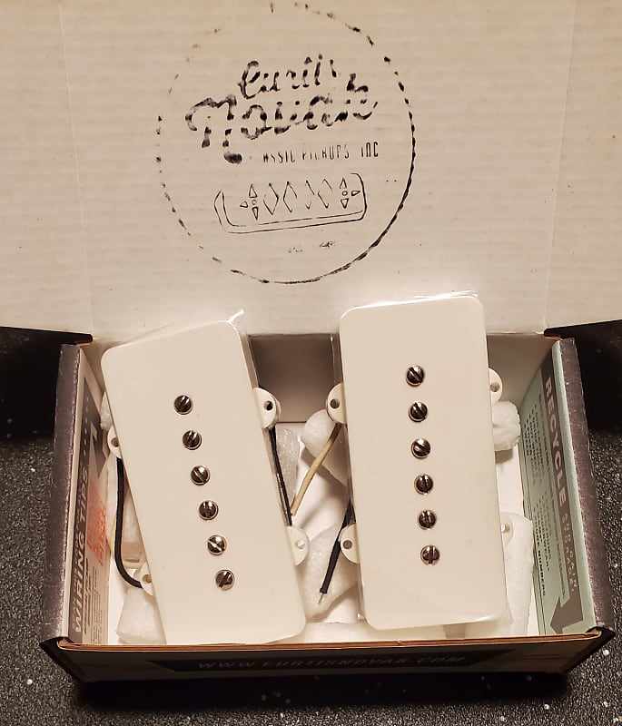 Curtis Novak Custom Tissue Box JM Jazzmaster Pickup Set w Reverb