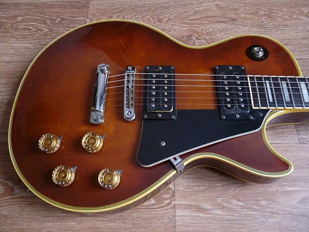 当店だけの限定モデル Single II Pro Aria Cut Burst Violin 1980 LC-550VS Custom エレキギター