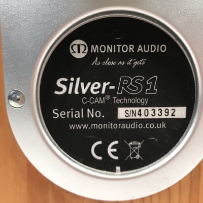 Monitor Audio Silver RS1 Bookshelf Speaker | Reverb