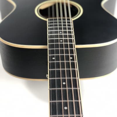 Sound Smith Memphis Black OM Acoustic-Electric Guitar 2020 Sati image 7