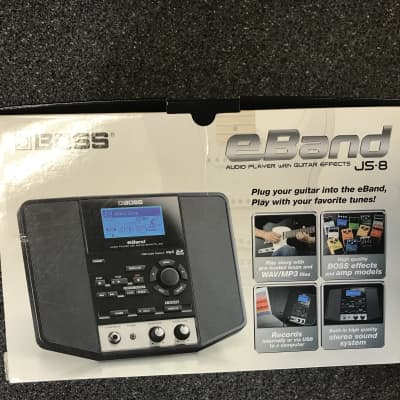 BOSS eBand JS-8 audio player with guitar effects open box mint condition with box and accessories image 2