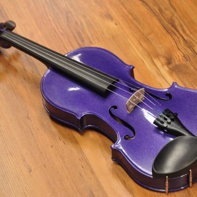 Stentor Harlequin 4/4 Violin Purple Flake image 3