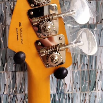 Fender Gold Foil Jazz Bass, Ebony Fingerboard, Sonic Blue image 6