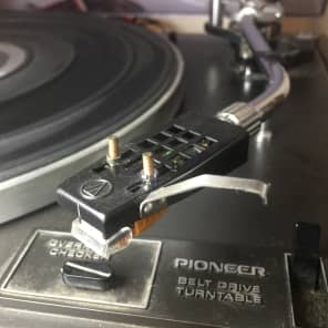 Pioneer PL-120 Vintage Wood Base 2 speed manual belt drive turntable phonograph record player image 4