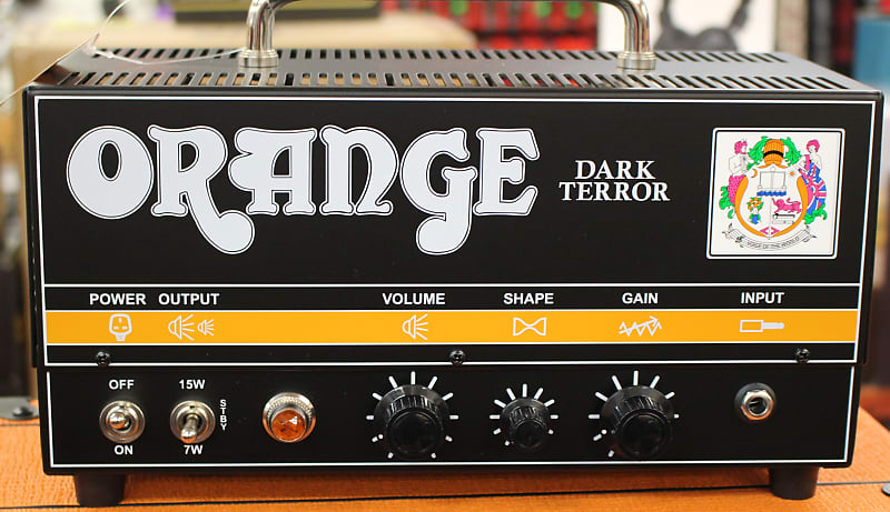 Orange Amplifiers DA15H Dark Terror 15 15W Tube Guitar Amp Head w/Bag |  Reverb