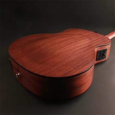 Cort LCJWAOP Little CJ Walnut Spruce Top Mahogany Neck 6-String Acoustic-Electric Guitar w/Gig Bag image 3