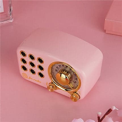 Vintage Radio - Pink | Reverb