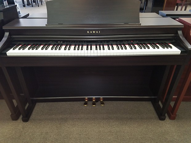 KAWAI デジタルピアノ　CN33 電子ピアノ　ブラック Kawai CN33 digital piano and stool in satin black finish